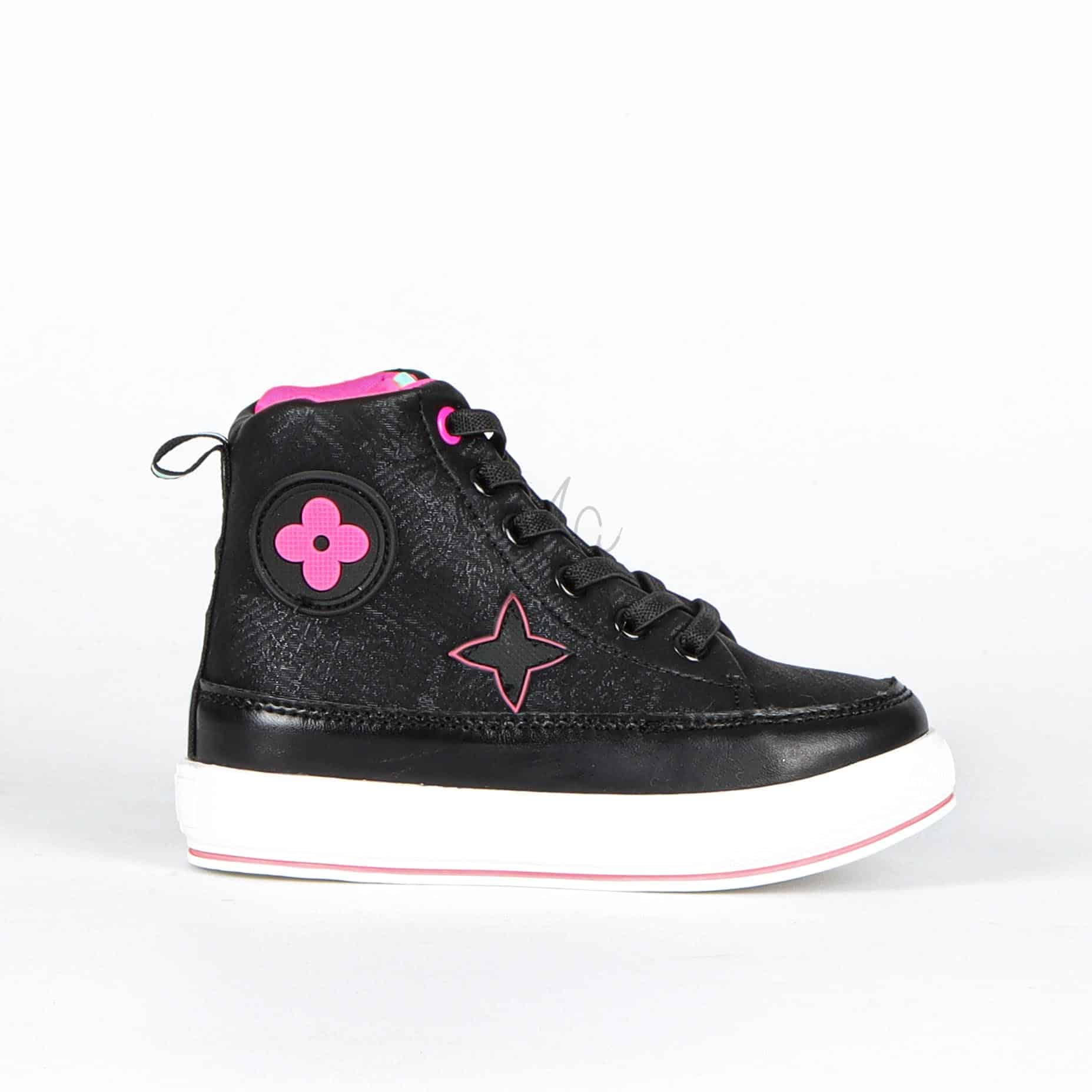 EVAN - Baskets fille en Noir.