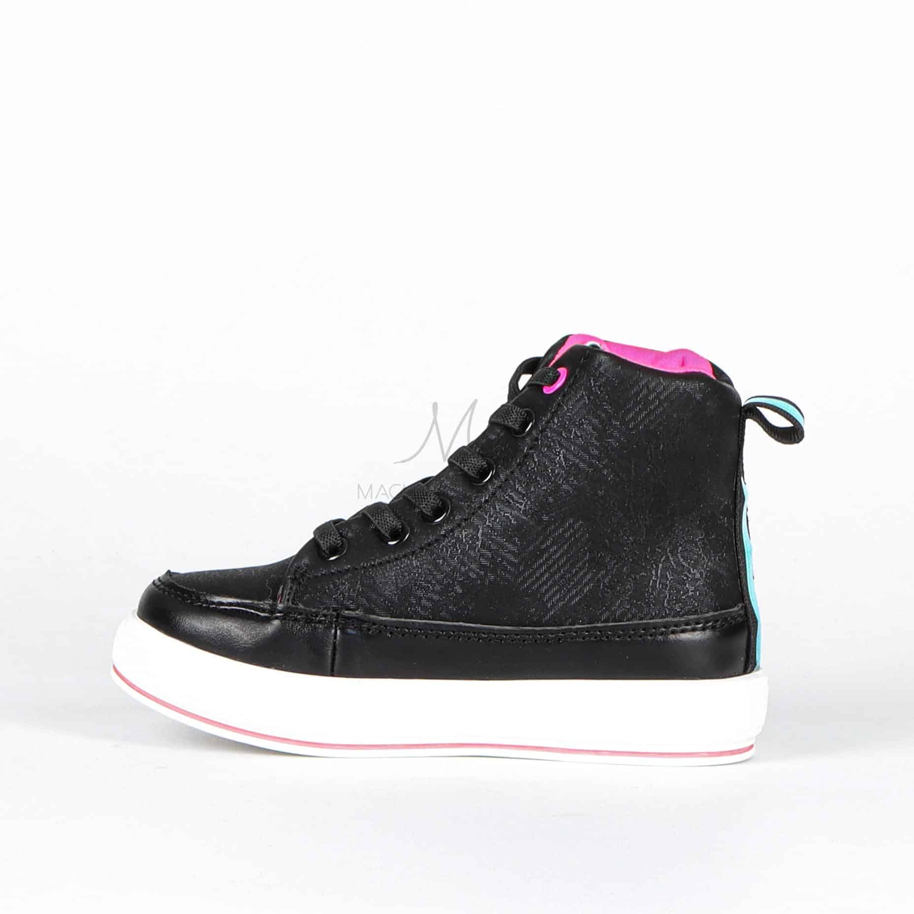 EVAN - Baskets fille en Noir.