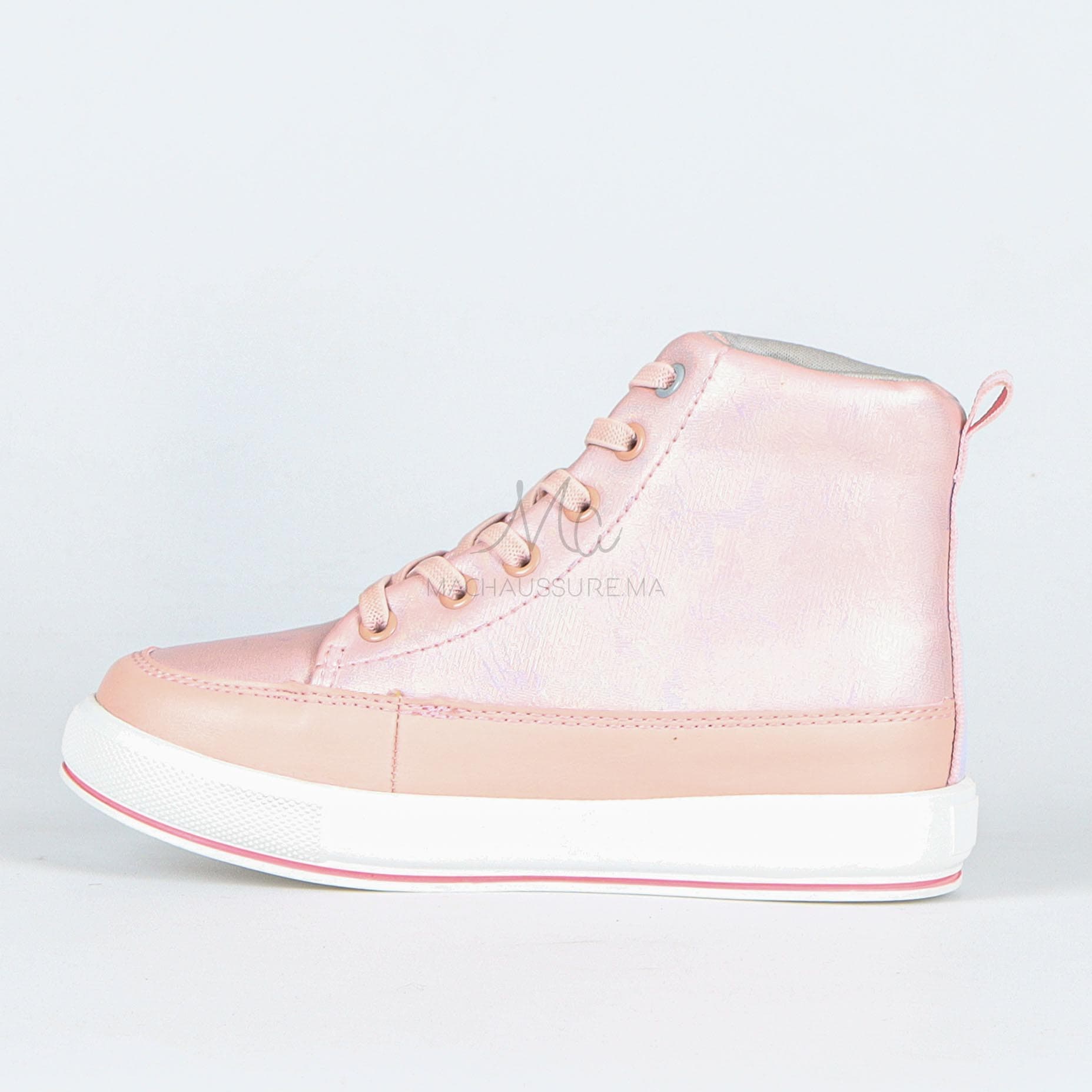 EVAN - Baskets fille en Rose.