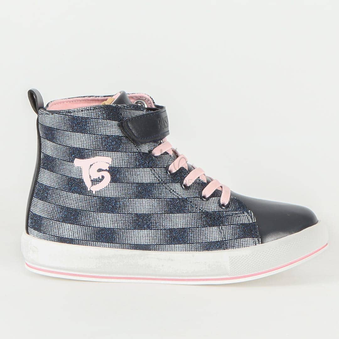 KRISTINA - Baskets Enfant en Bleu.