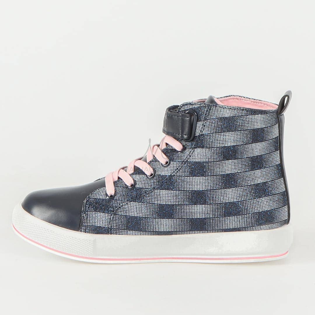 KRISTINA - Baskets Enfant en Bleu.