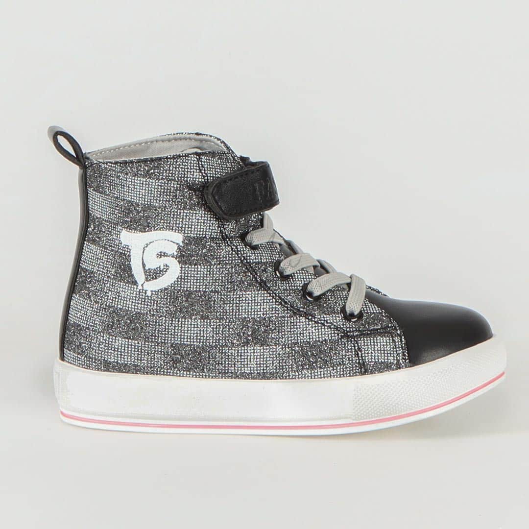 KRISTINA - Baskets Enfant en Noir.