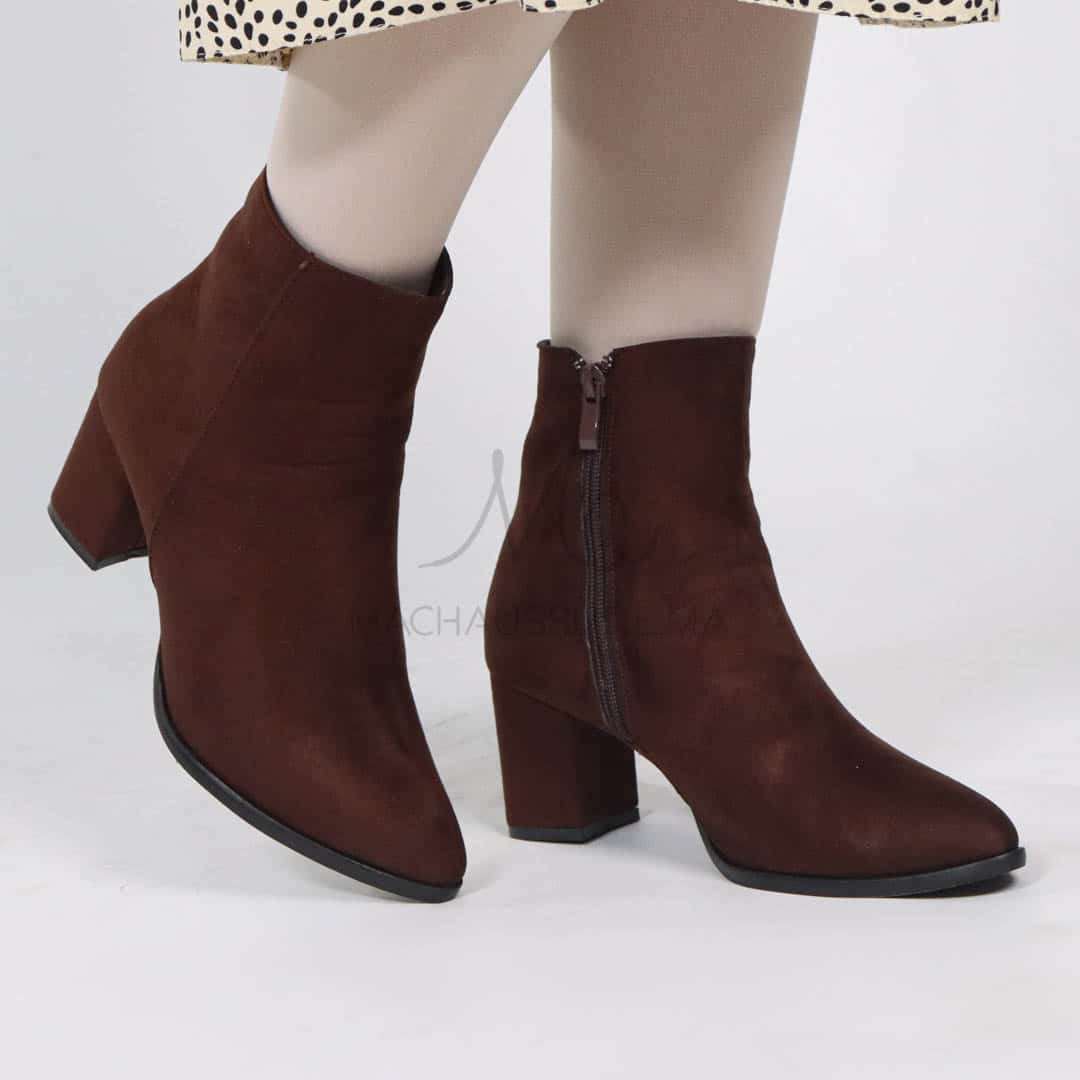 KEYLA - Bottines à talons - Chocolat.