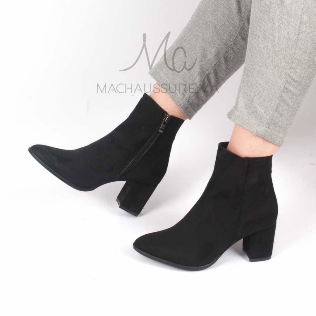 KEYLA - Bottines à talons -Noir.