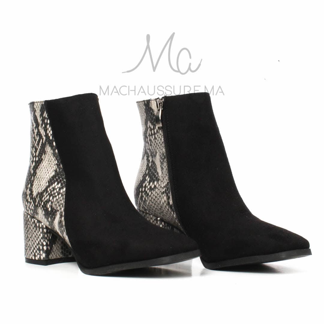 JEFFERY - Bottines à talons - Noir.
