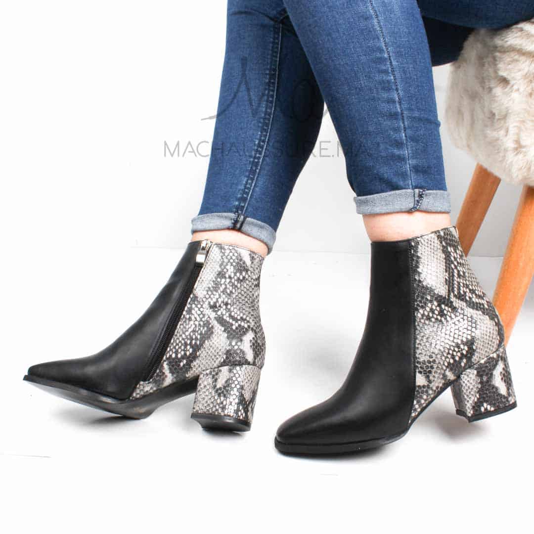 JEFFERY - Bottines à talons - Noir.