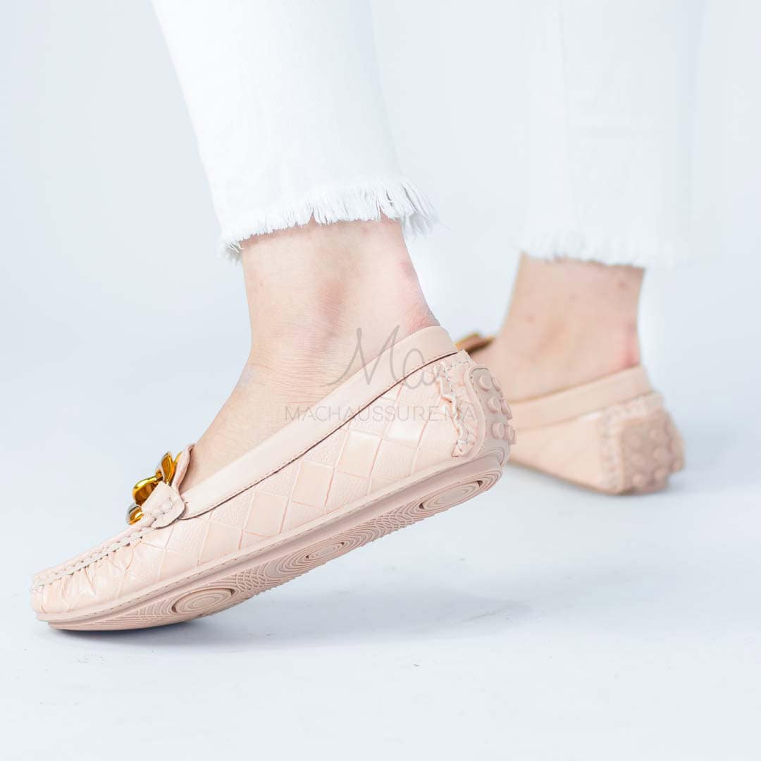 CHANNEL - Mocassins en Beige.