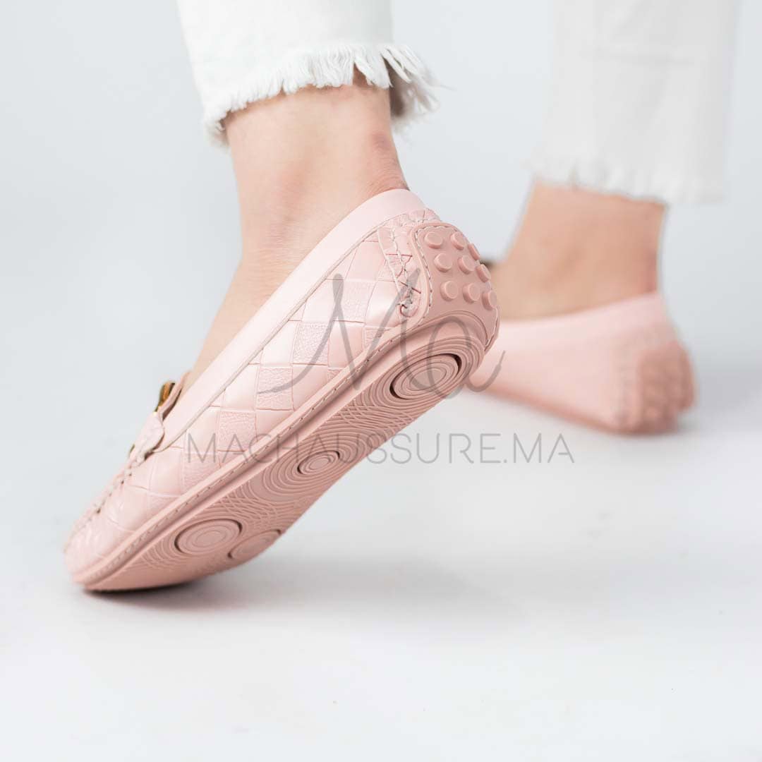 CHANNEL - Mocassins en Rose.