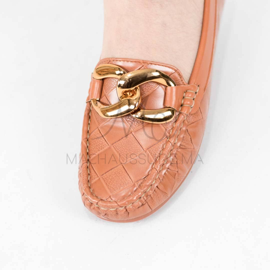 CHANNEL - Mocassins en Tabac.
