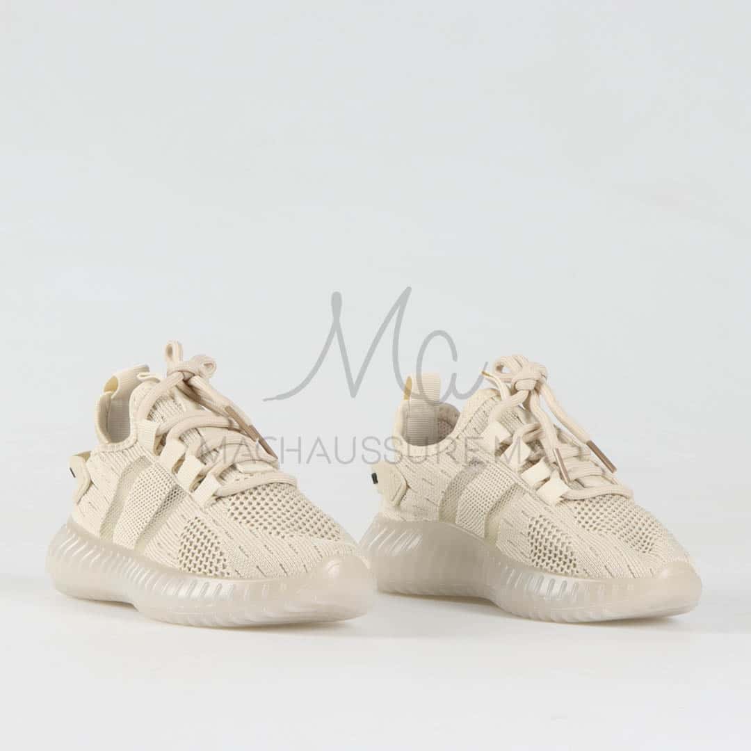 Air – Baskets respirantes pour enfant en Beige.