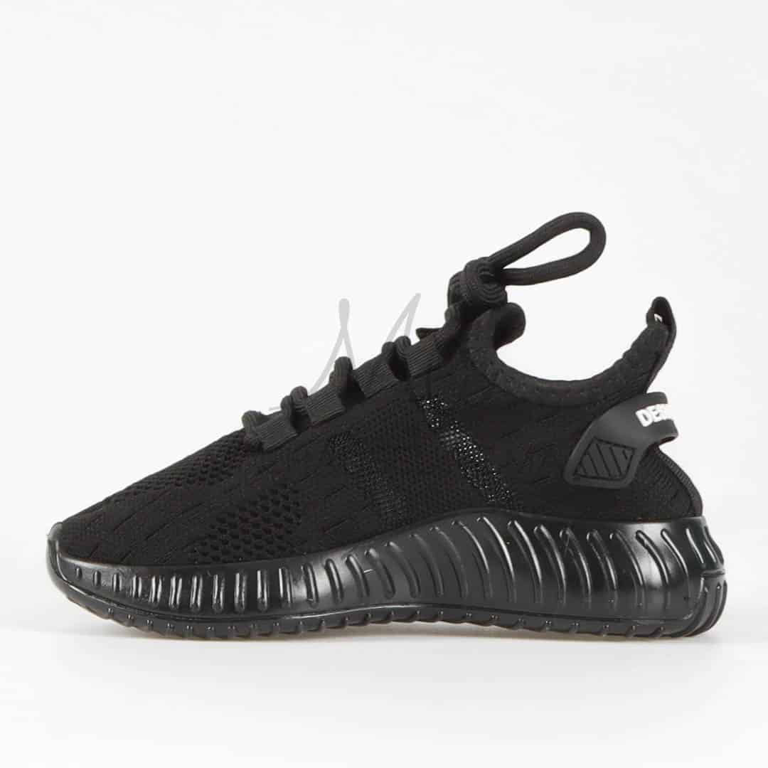 Air – Baskets respirantes pour enfant en Noir.