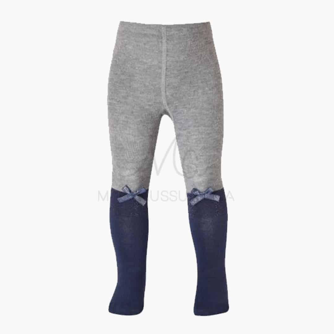 Collants pour bébé en coton en Bleumarine.
