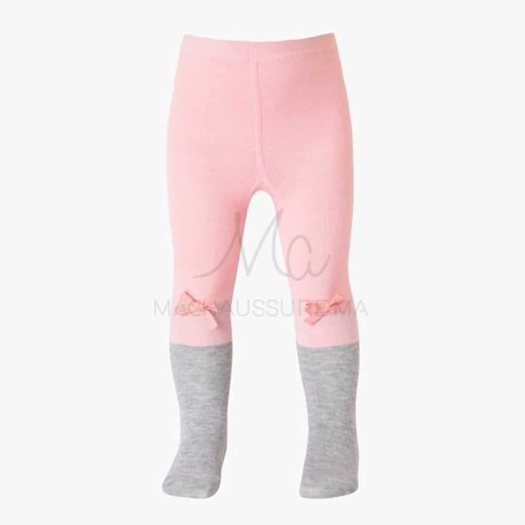 Collants pour bébé en coton en Rose.