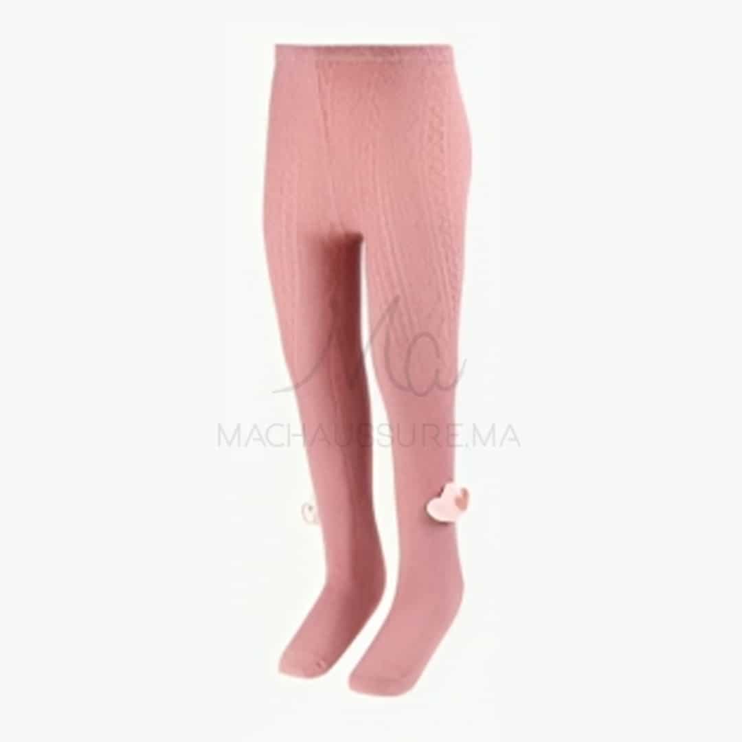 Collants pour bébé en coton en Rose.
