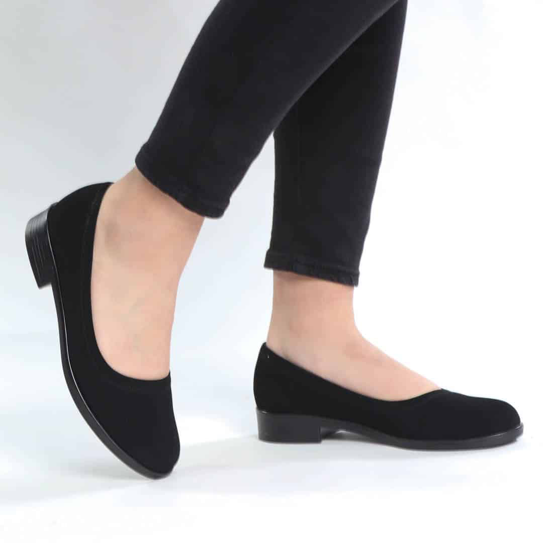 Manon - Mocassins Femmes en Noir.