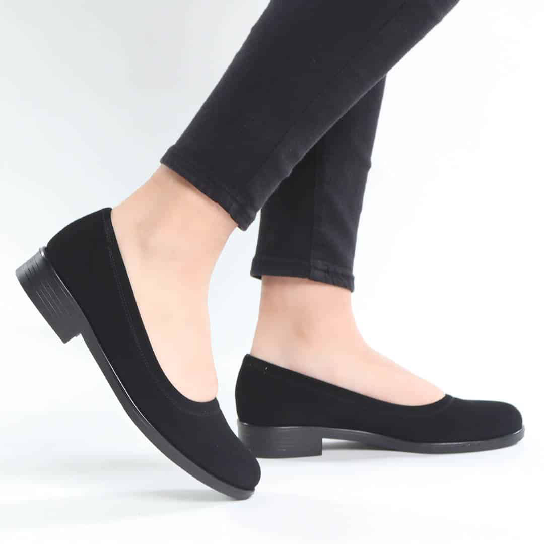 Manon - Mocassins Femmes en Noir.