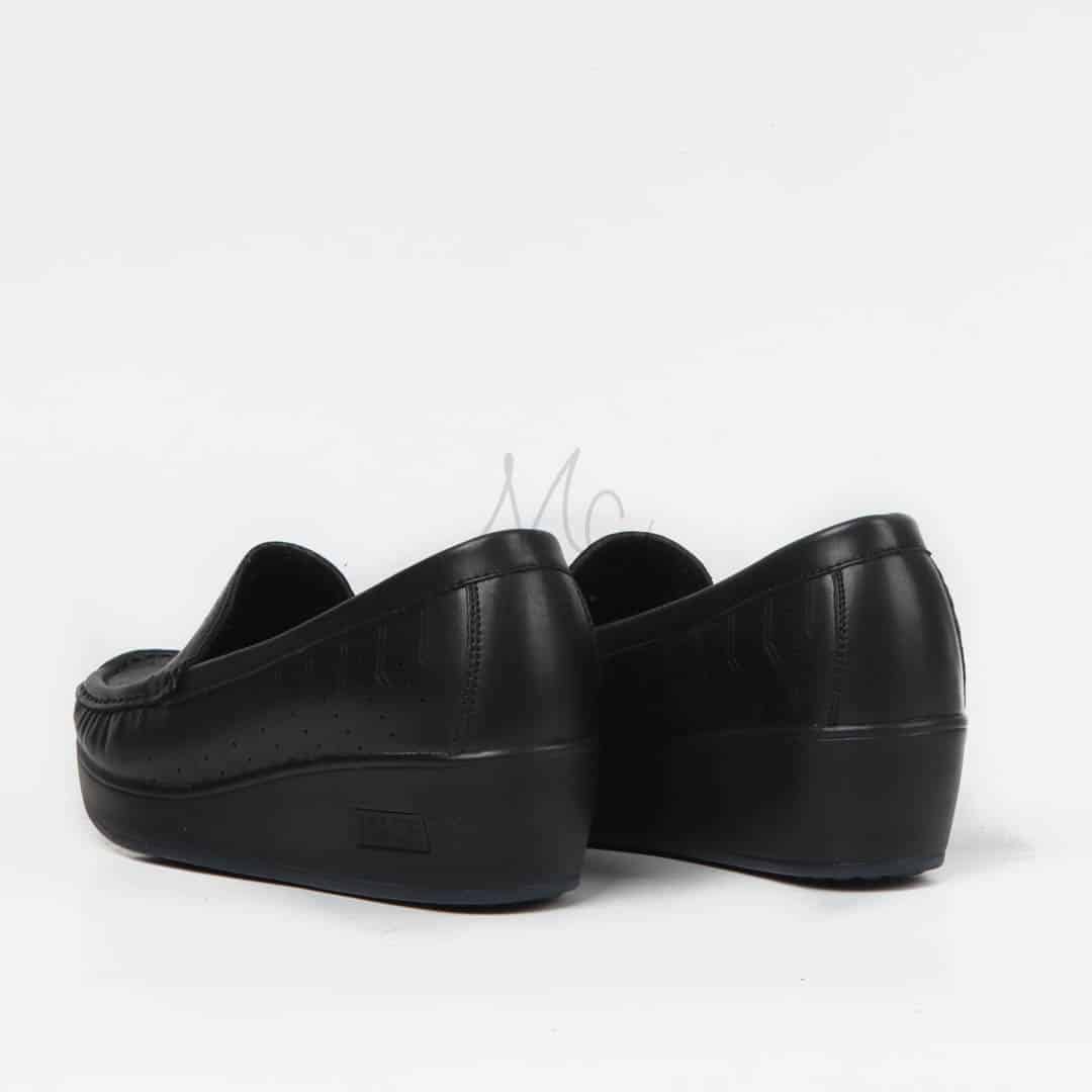 Mocassins Compensées en Noir.
