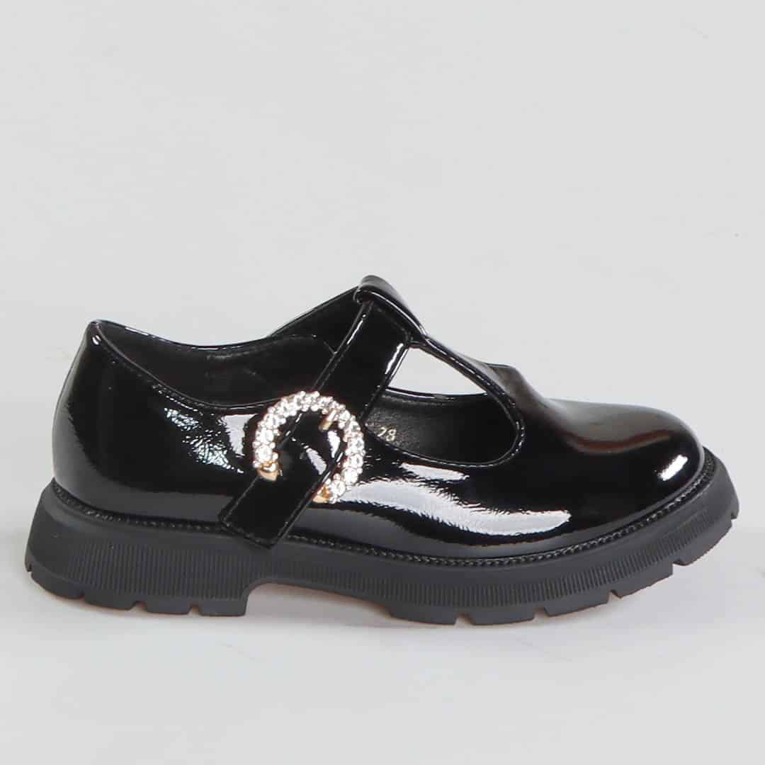 Sahar - Ballerines fille en Noir.