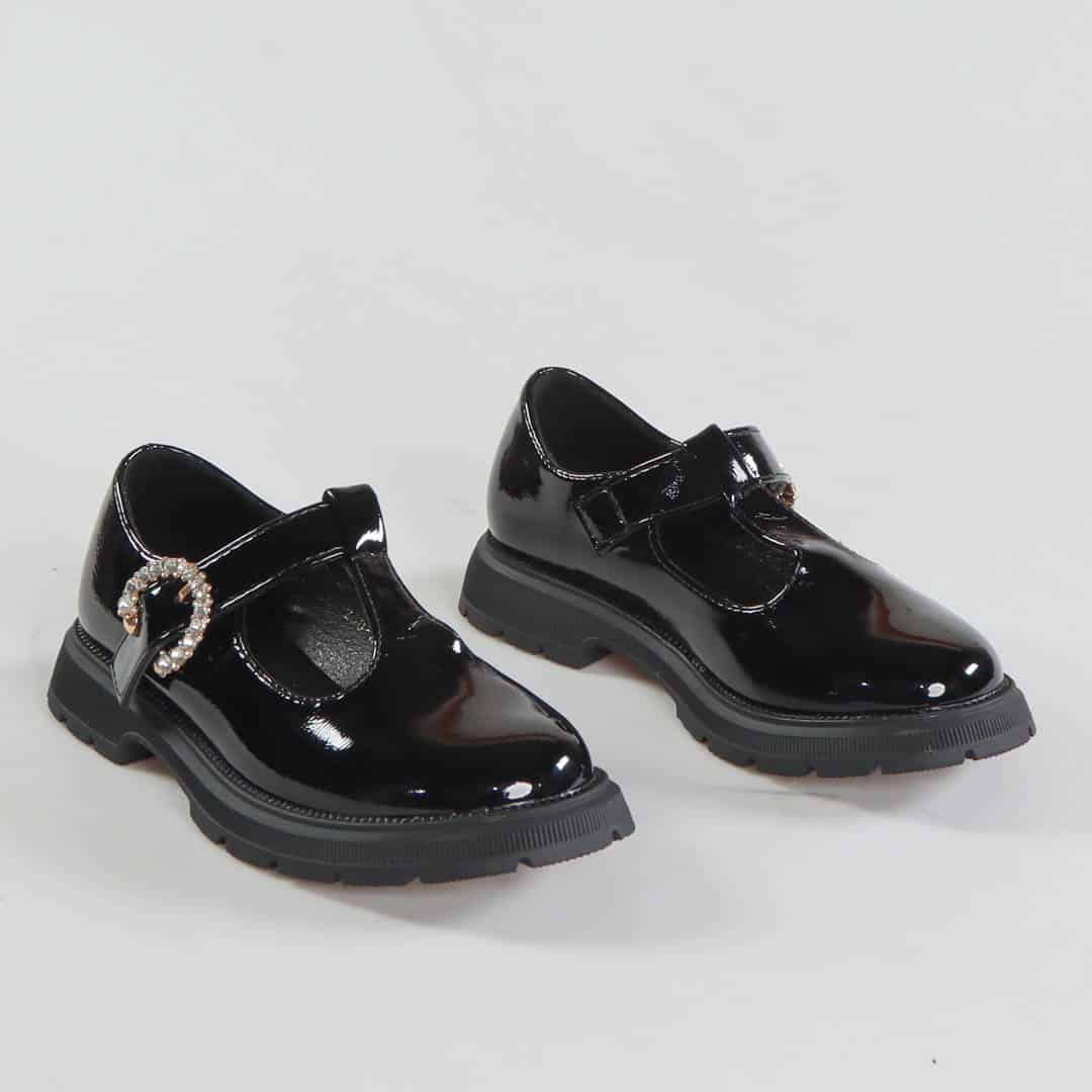 Sahar - Ballerines fille en Noir.