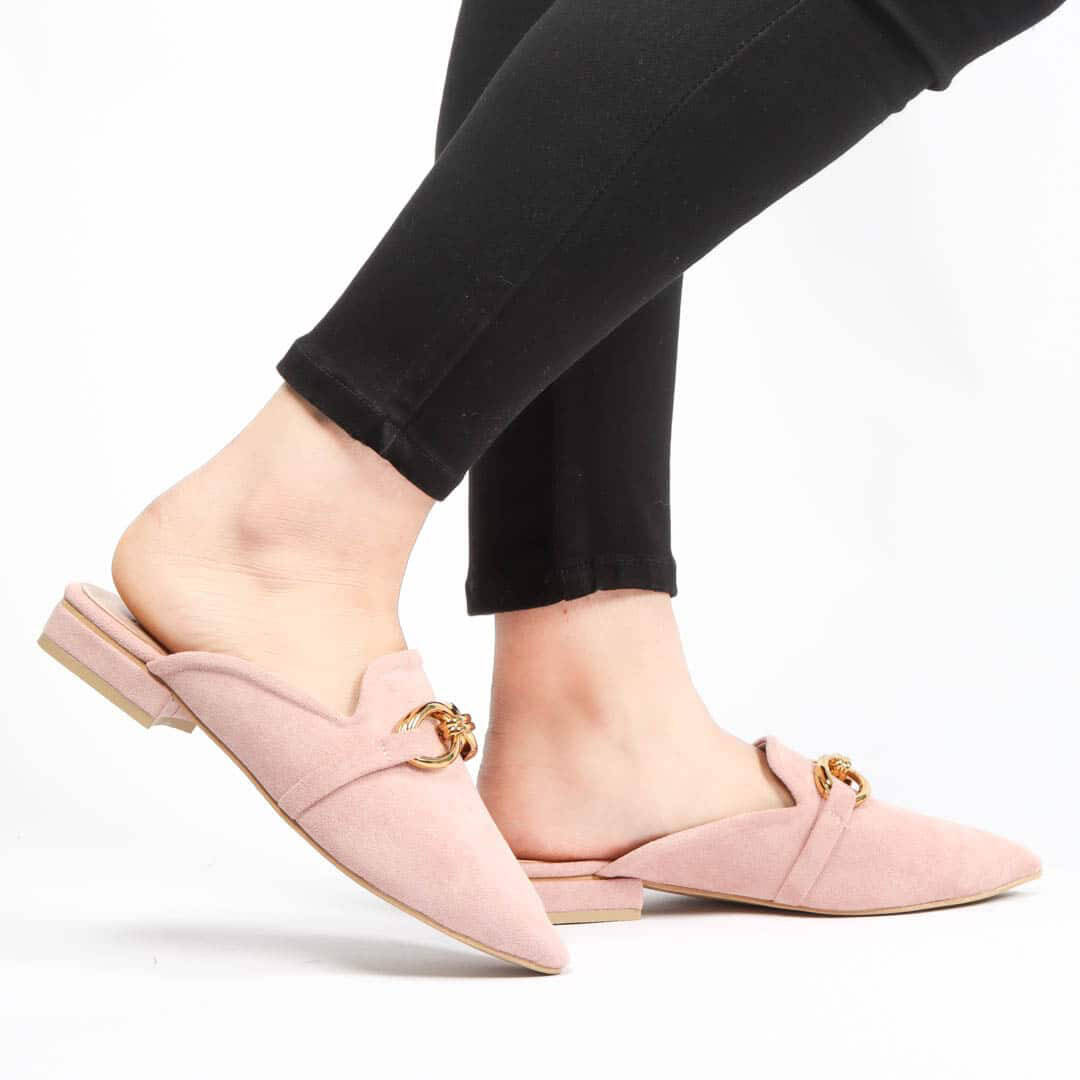 ANJAZ – Mules Femmes en Rose.