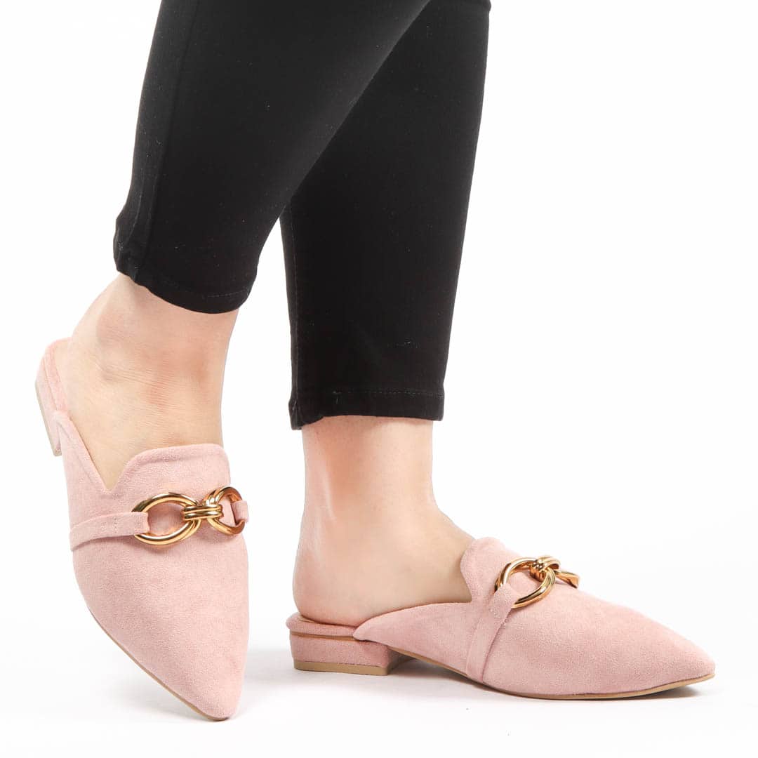 ANJAZ – Mules Femmes en Rose.