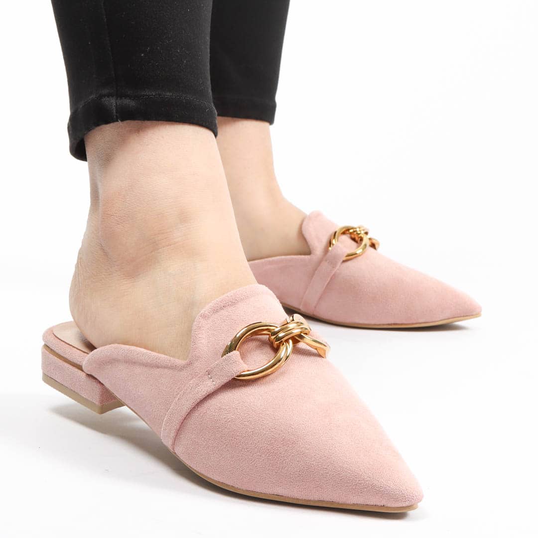 ANJAZ – Mules Femmes en Rose.