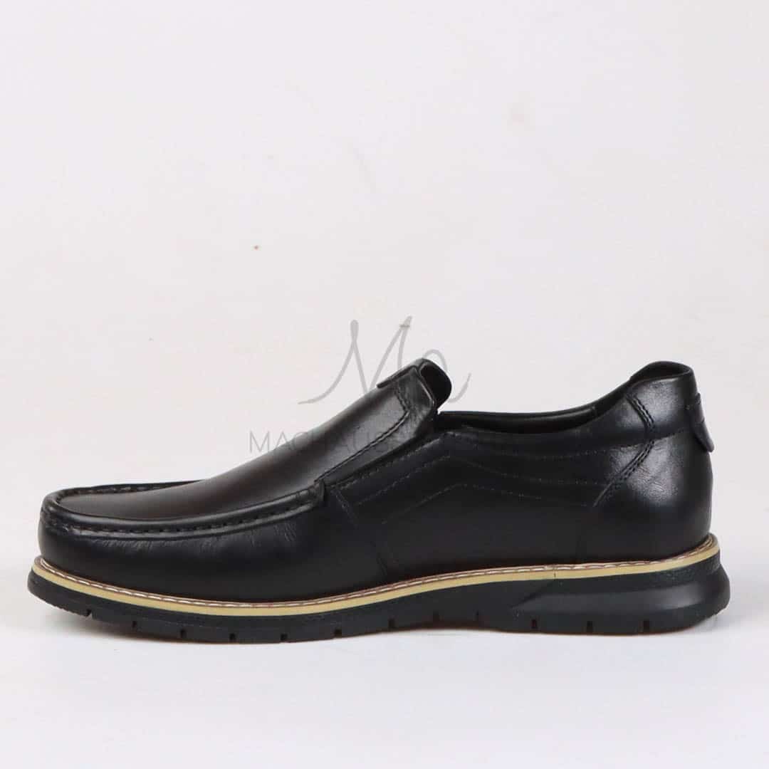 Confort Absolu - Chaussures de ville en cuir Noir.