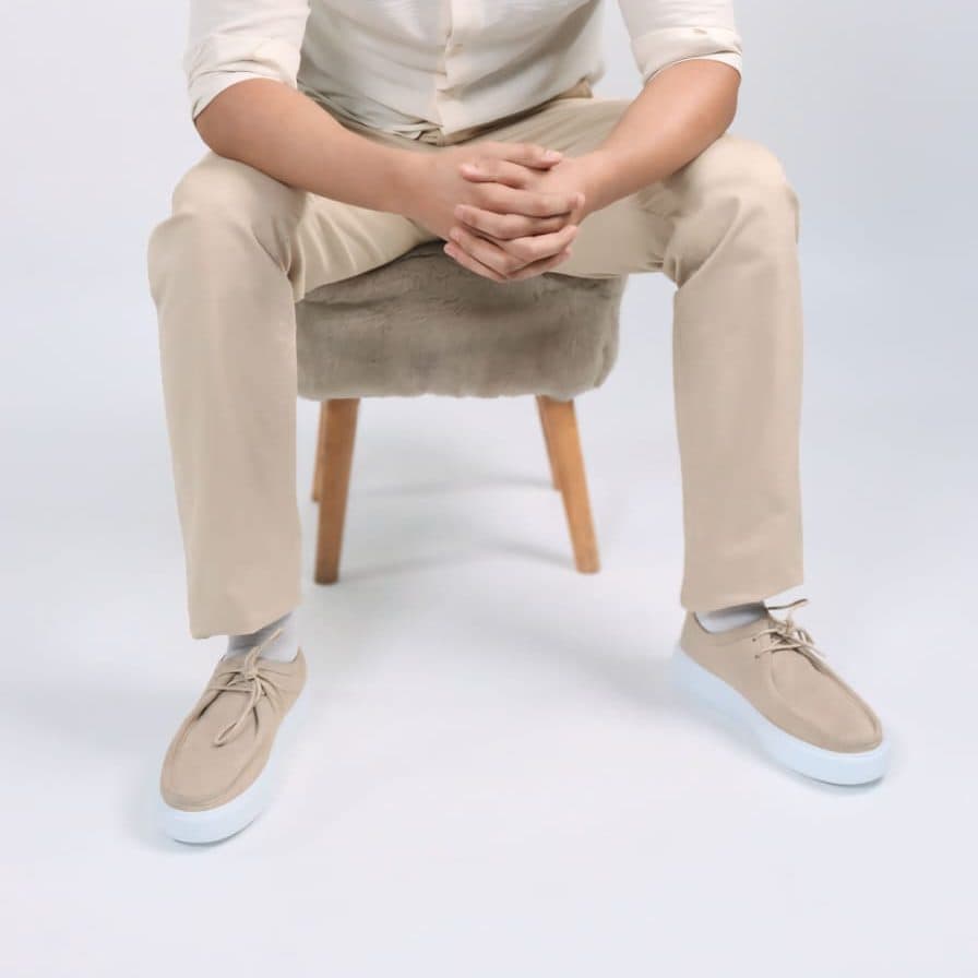 AMER - Chaussures à lacets pour Hommes 100% Cuir.
