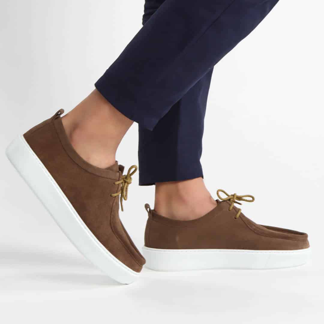 AMER - Chaussures à lacets pour Hommes 100% Cuir.