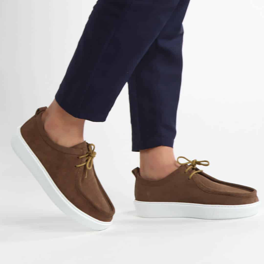 AMER - Chaussures à lacets pour Hommes 100% Cuir.