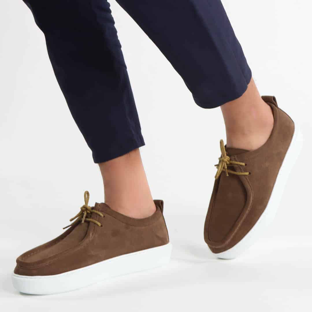 AMER - Chaussures à lacets pour Hommes 100% Cuir.