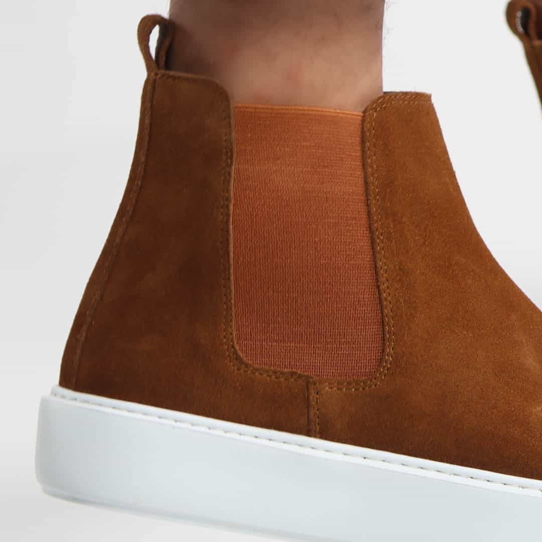 Premium – Boots daim en marron.