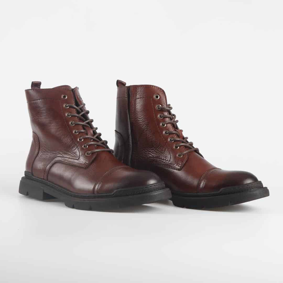 Jayson - Bottines en Marron.