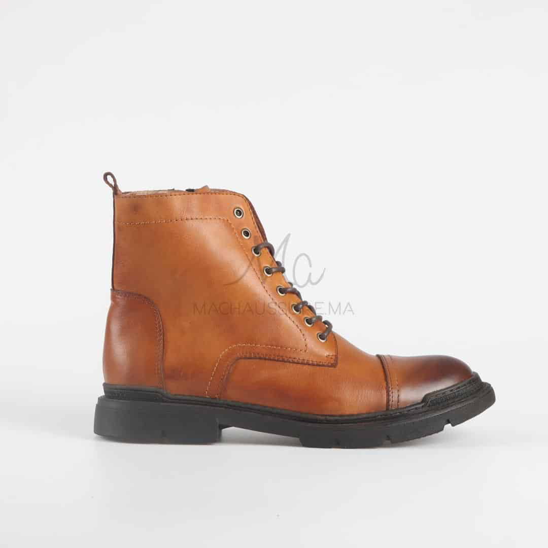 Jayson - Bottines en Tabac.