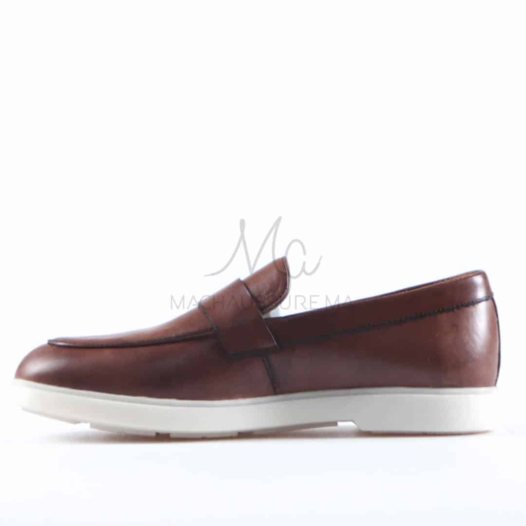 Bruno - Mocassins Hommes en Marron.
