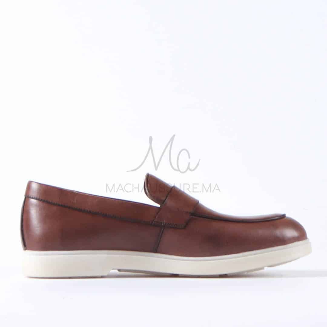 Bruno - Mocassins Hommes en Marron.