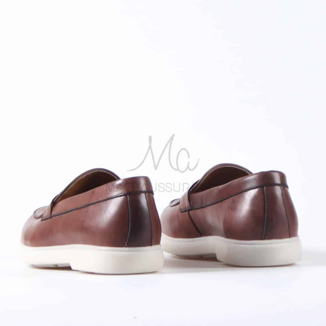 Bruno - Mocassins Hommes en Marron.