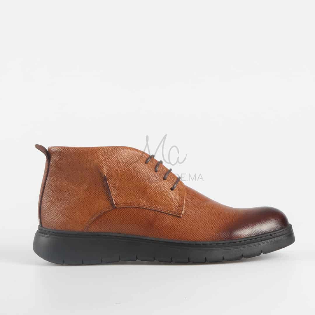 Owen - Boots Hommes en Tabac.