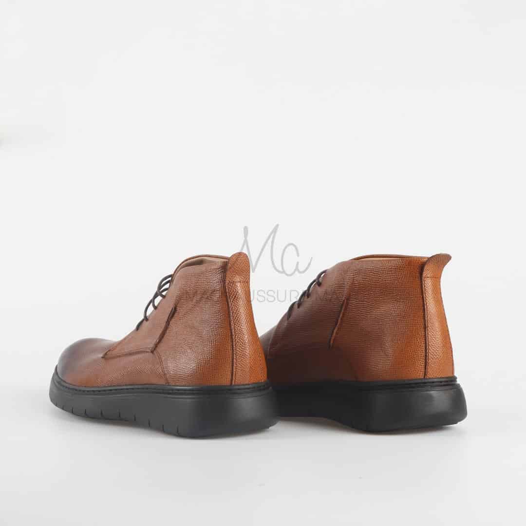 Owen - Boots Hommes en Tabac.