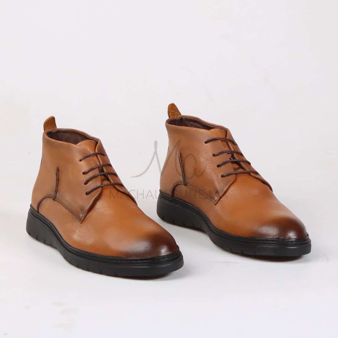 Owen – Boots Hommes en Tabac Clair.