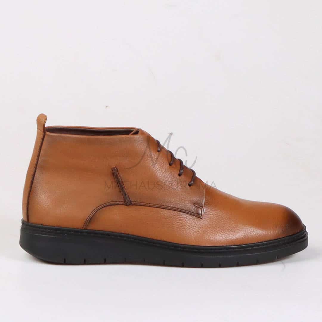 Owen – Boots Hommes en Tabac Clair.