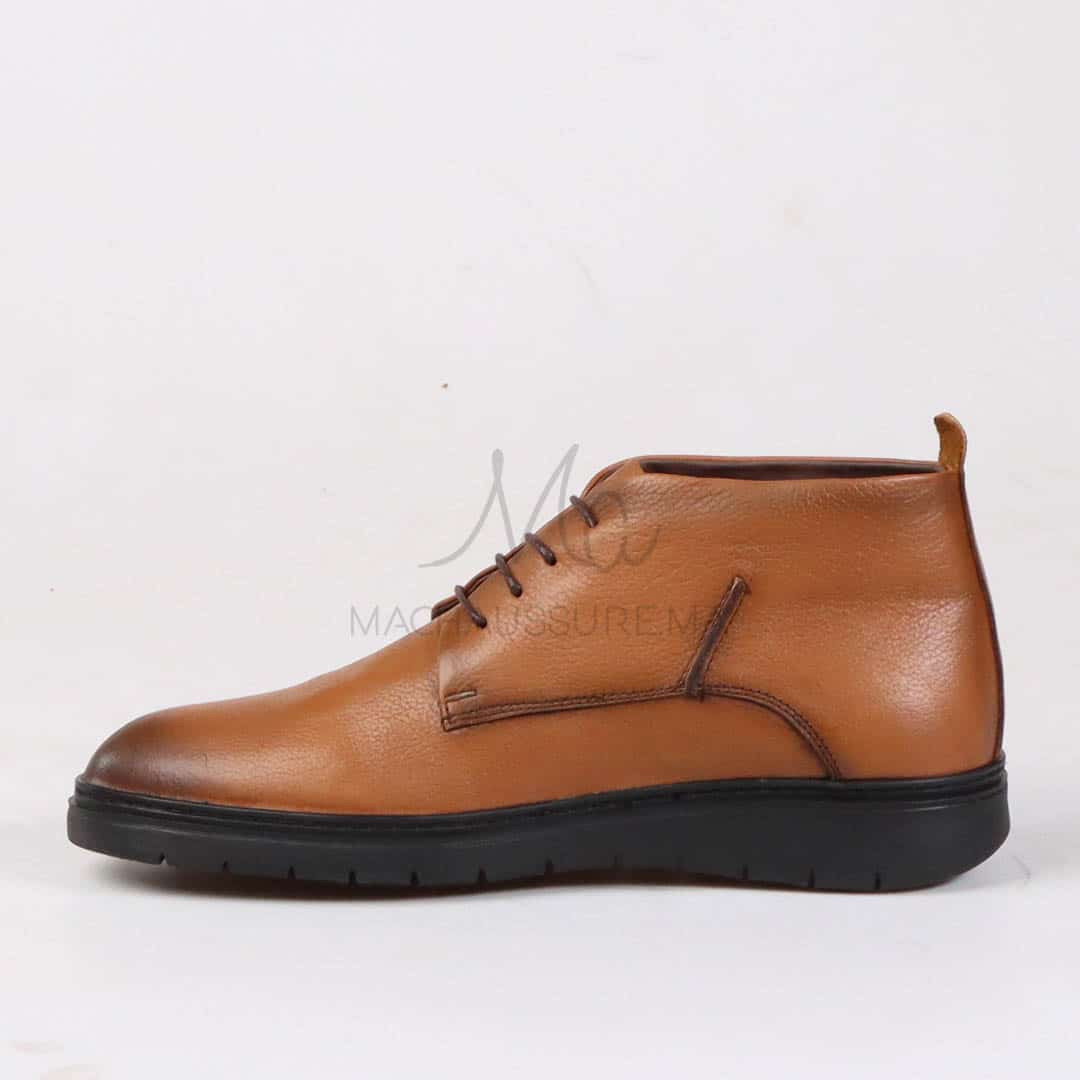 Owen – Boots Hommes en Tabac Clair.