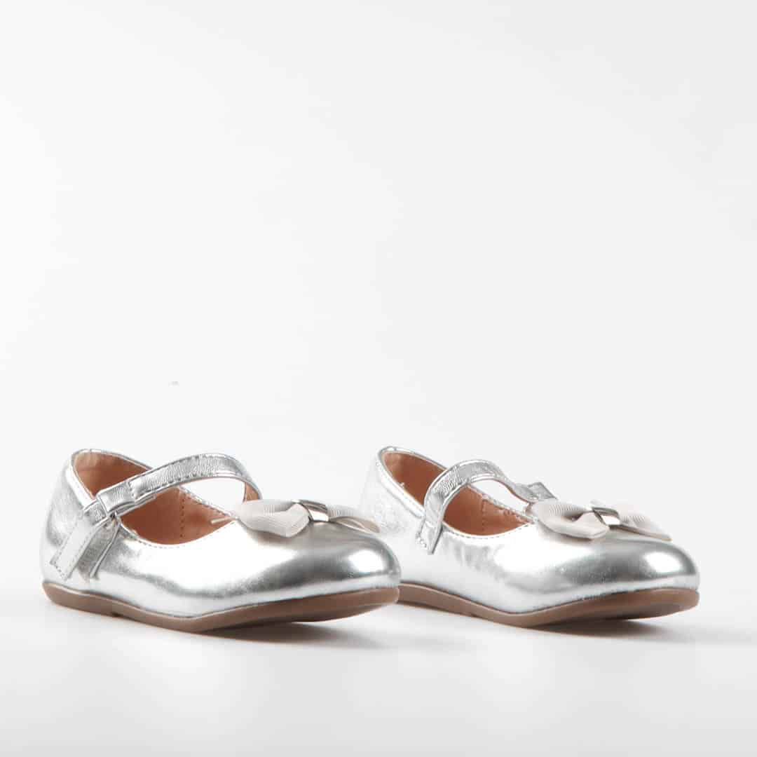 Jorgy – Ballerines pour fille en Argenté.