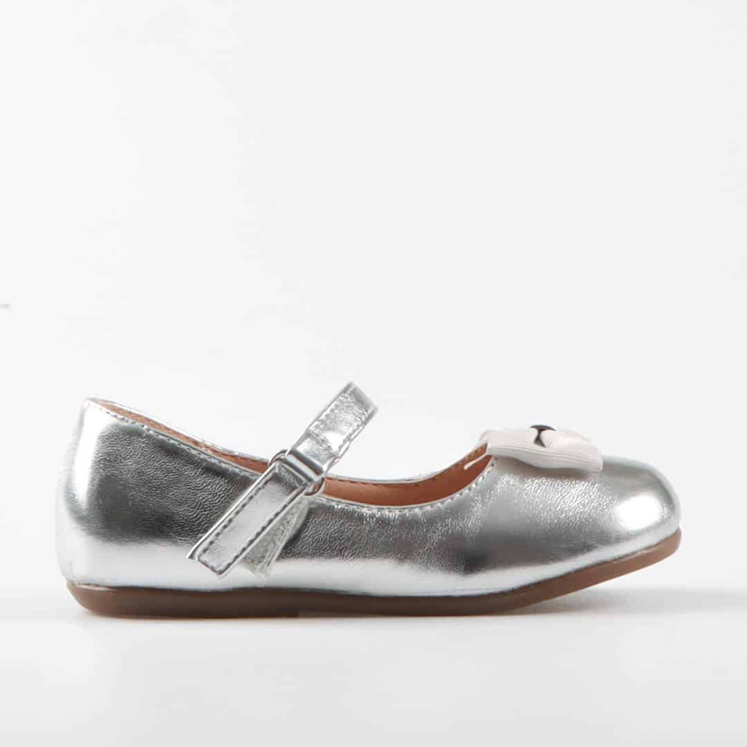 Jorgy – Ballerines pour fille en Argenté.