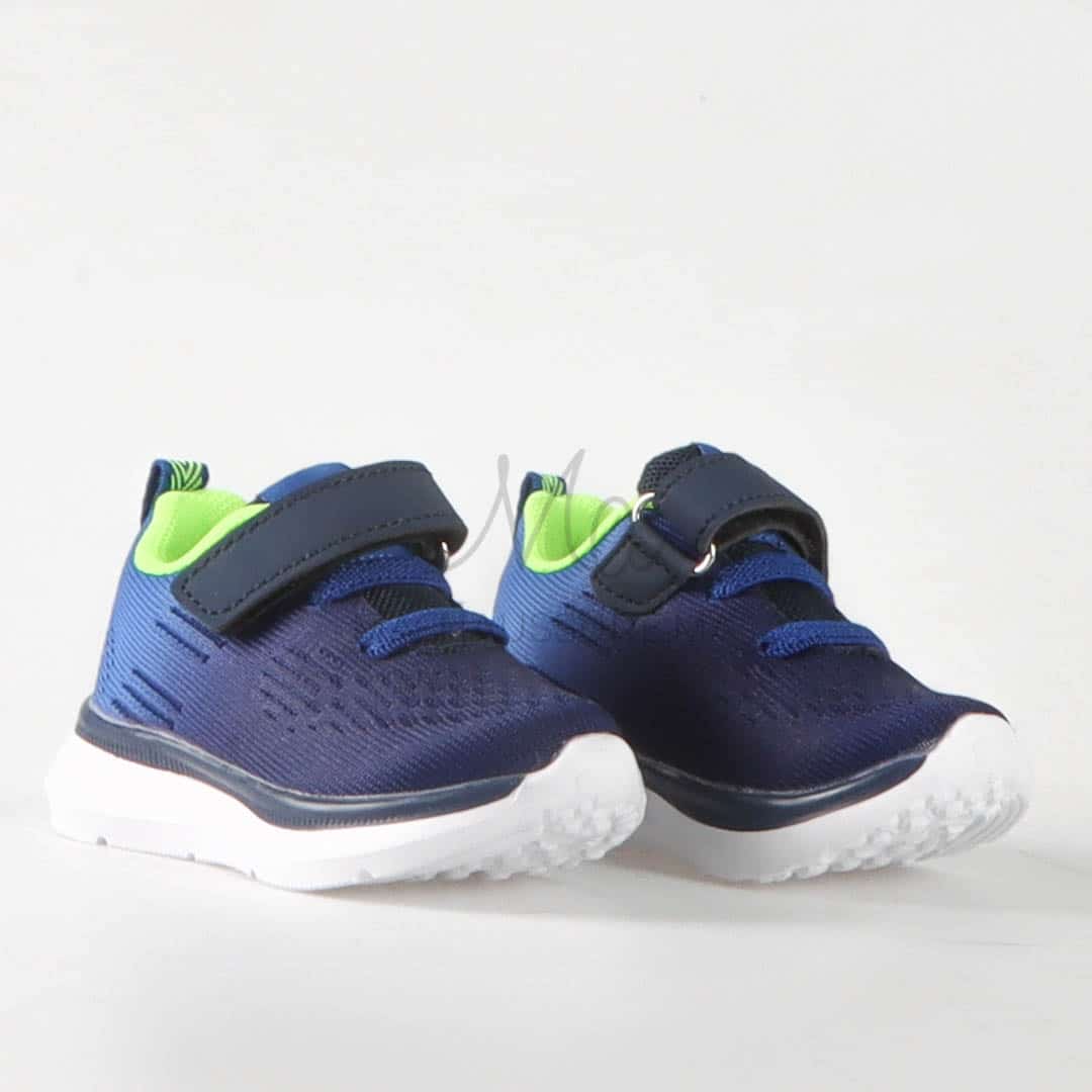 Noah – Baskets enfants en Bleu.