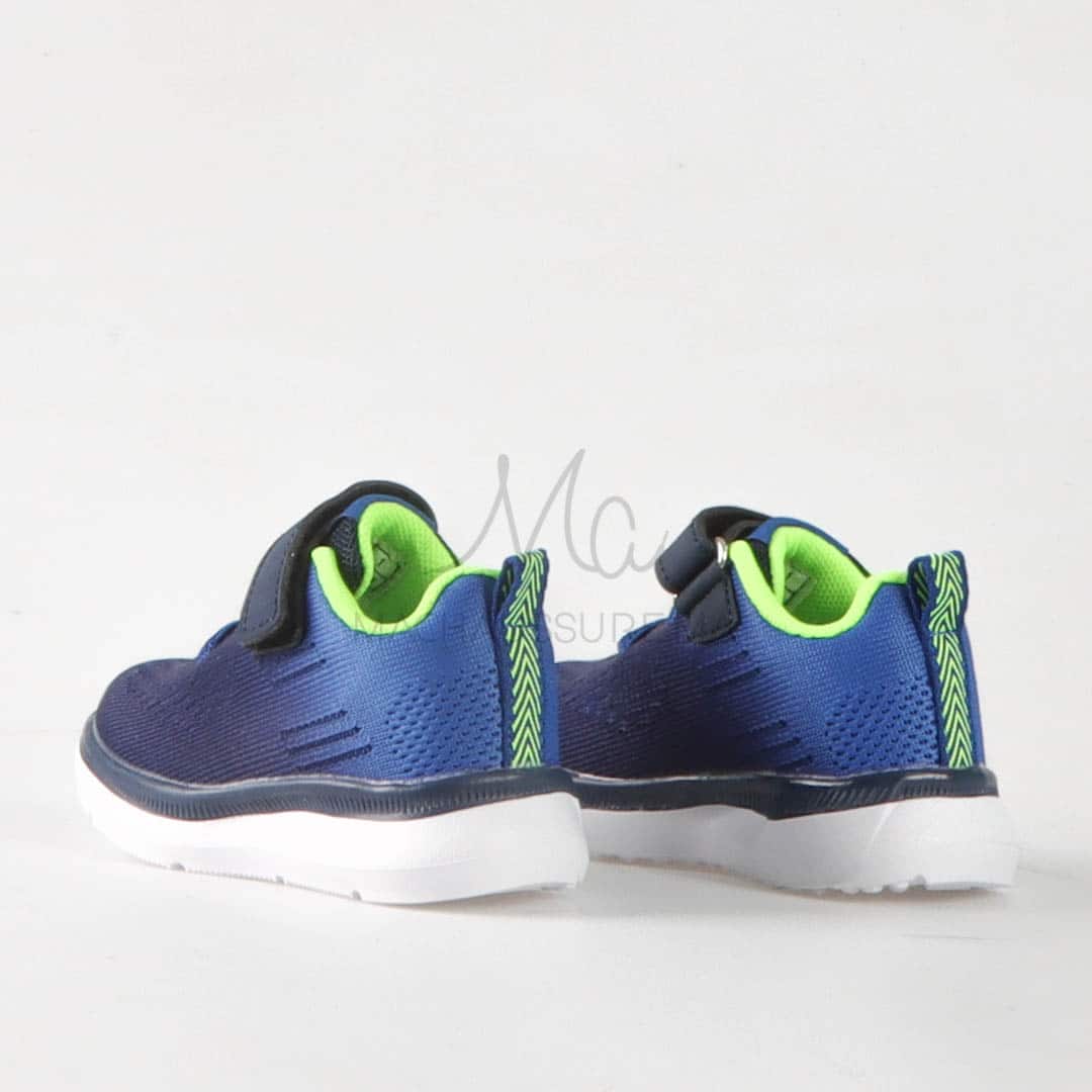 Noah – Baskets enfants en Bleu.