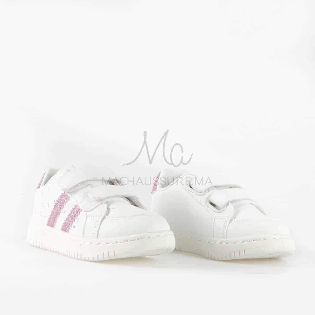 Sweet – Baskets Fille en Mauve.