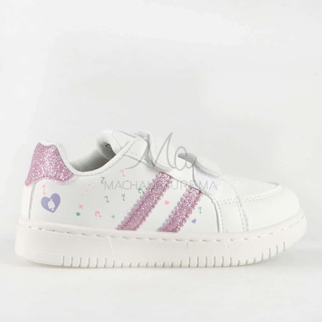 Sweet – Baskets Fille en Mauve.