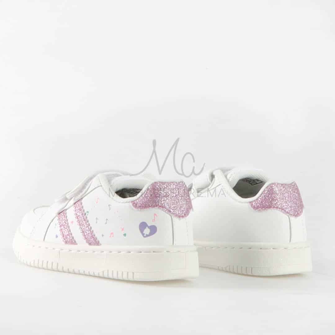 Sweet – Baskets Fille en Mauve.