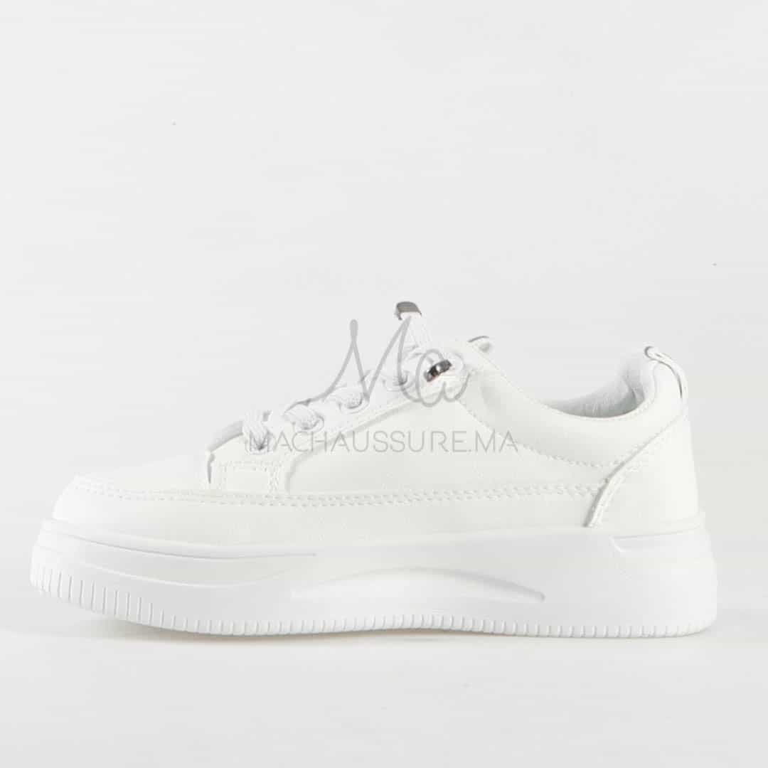 Beleev – Baskets enfants en Blanc.